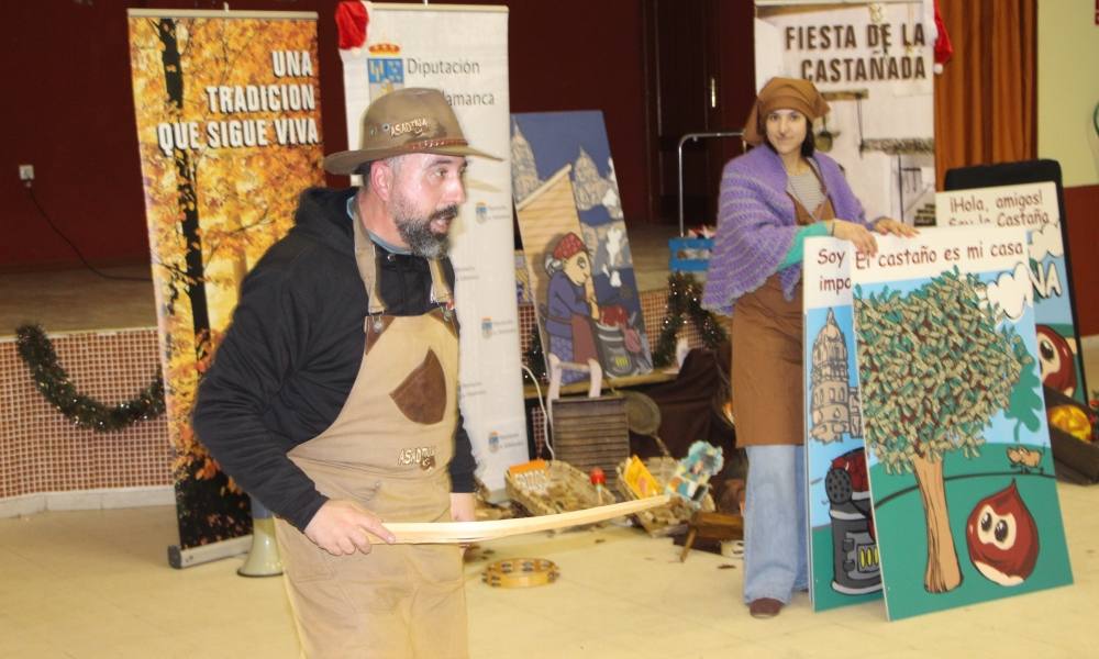 La fiesta de la castaña llega a Palaciosrubios