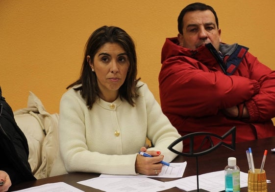 Eva López, presidenta de la Mancomunidad, y Juan Carlos Martín, alcalde de Cantaracillo.