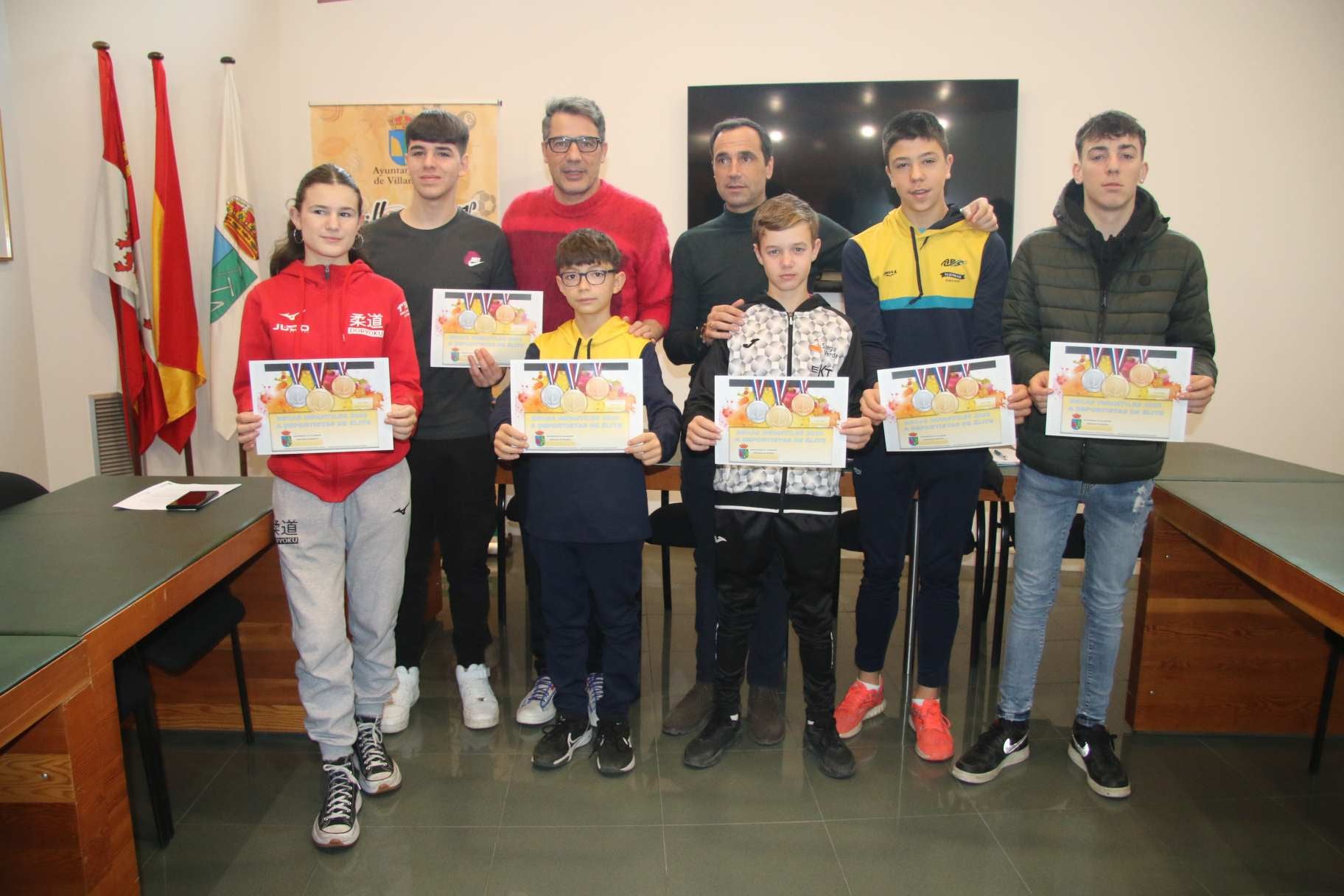 Villamayor premia a sus jóvenes deportistas