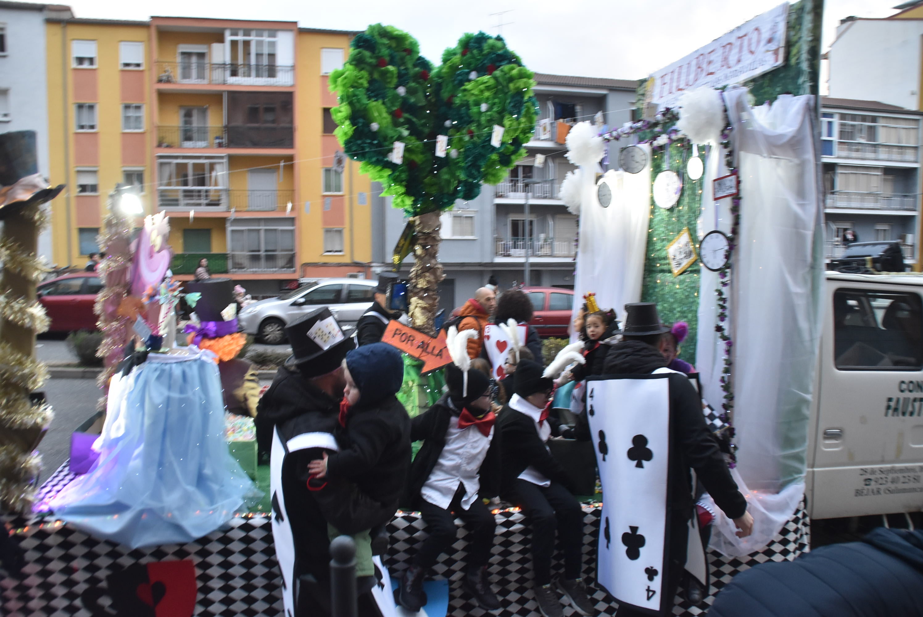 La llegada de los Reyes Magos llena las calles de Béjar