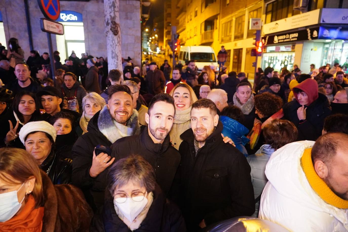 Los Reyes Magos reclaman la paz desde la Plaza Mayor de Salamanca