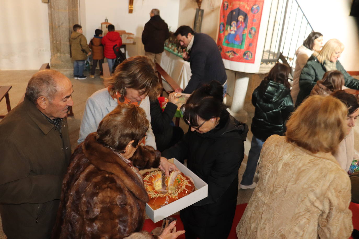 Cristóbal se mantiene fiel al cantar los chorizos en la fiesta de los Reyes Magos