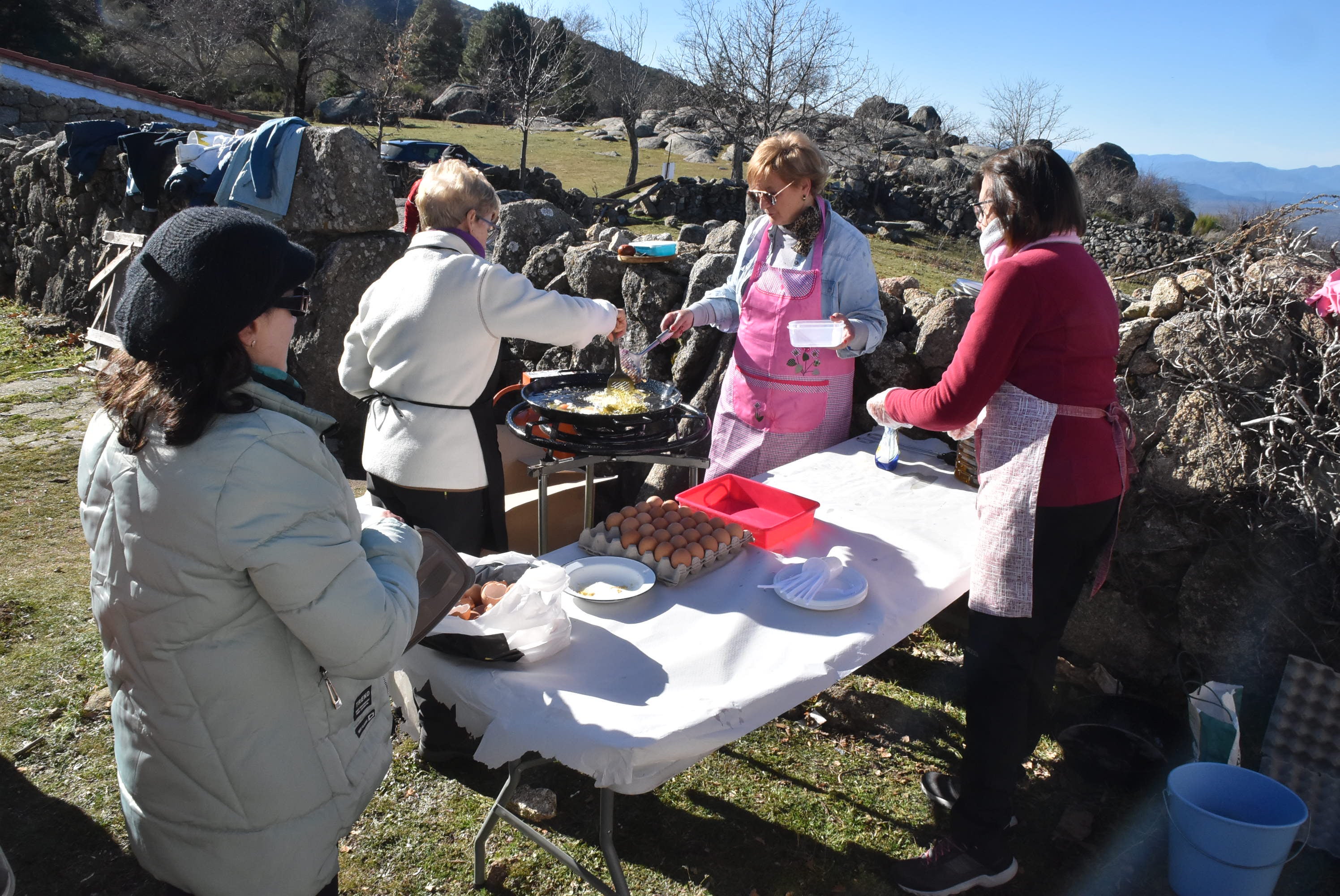 Tradición montañera con sabor a huevos fritos