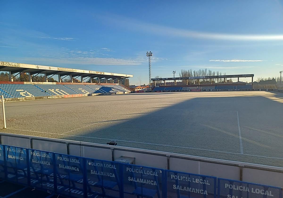 El Reina Sofía, completamente helado.