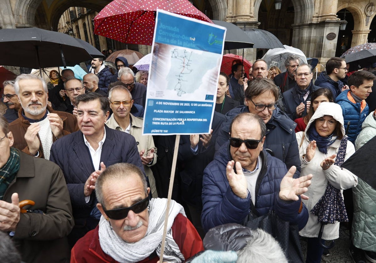 Concentración en la Plaza el pasado 4 de noviembre.