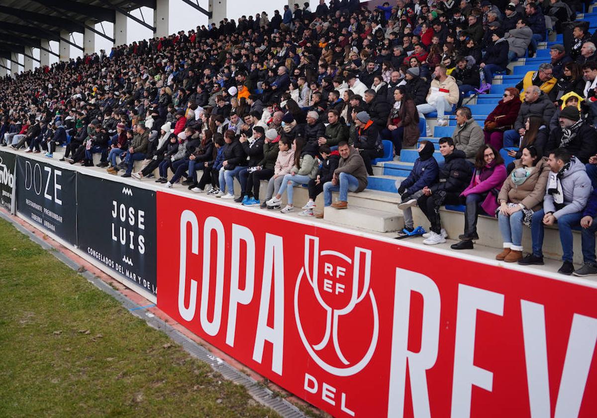 Una imagen de las gradas del Reina Sofía en Copa del Rey.