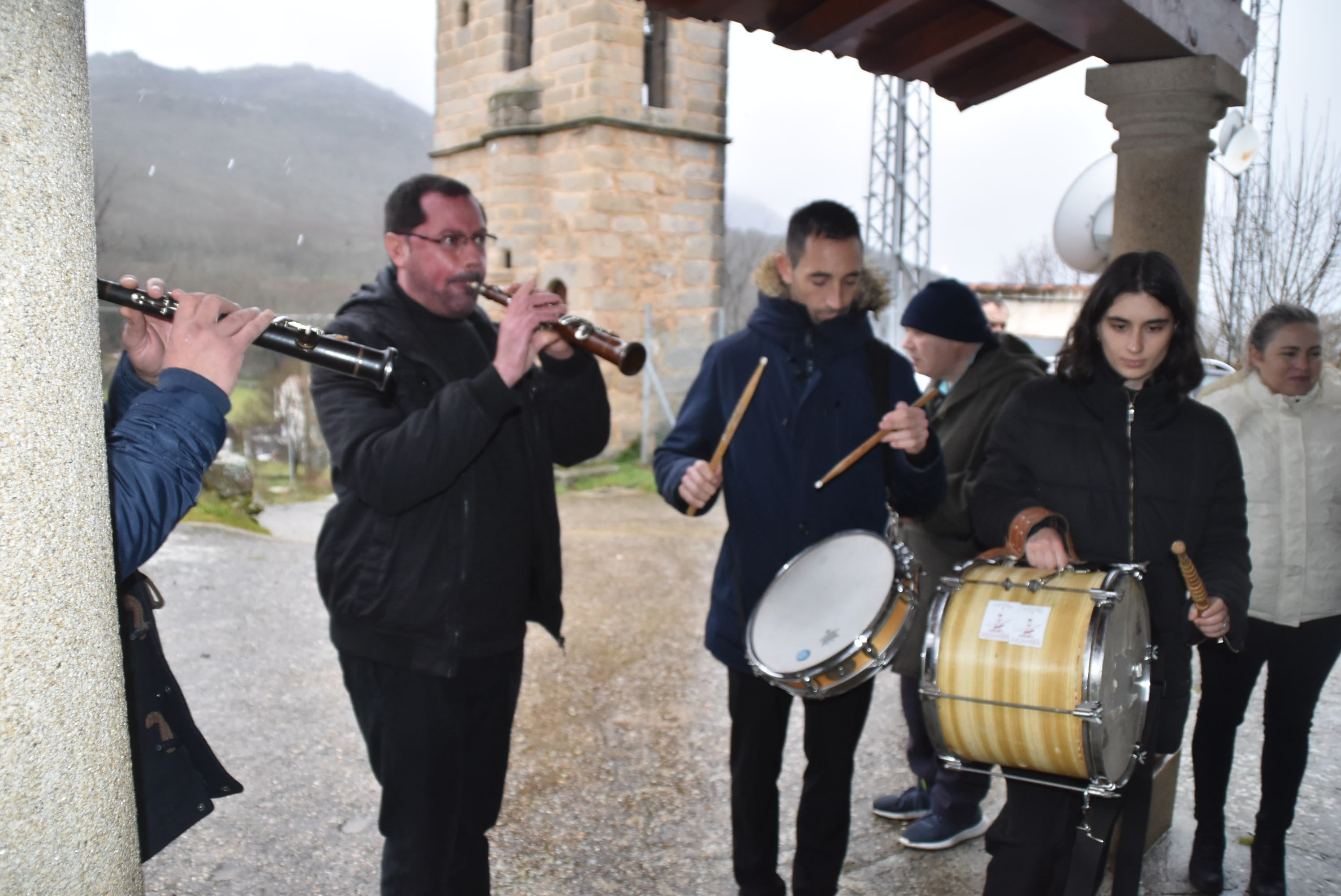 Celebración por San Antón en Fresnedoso, aplazada por la intensa lluvia