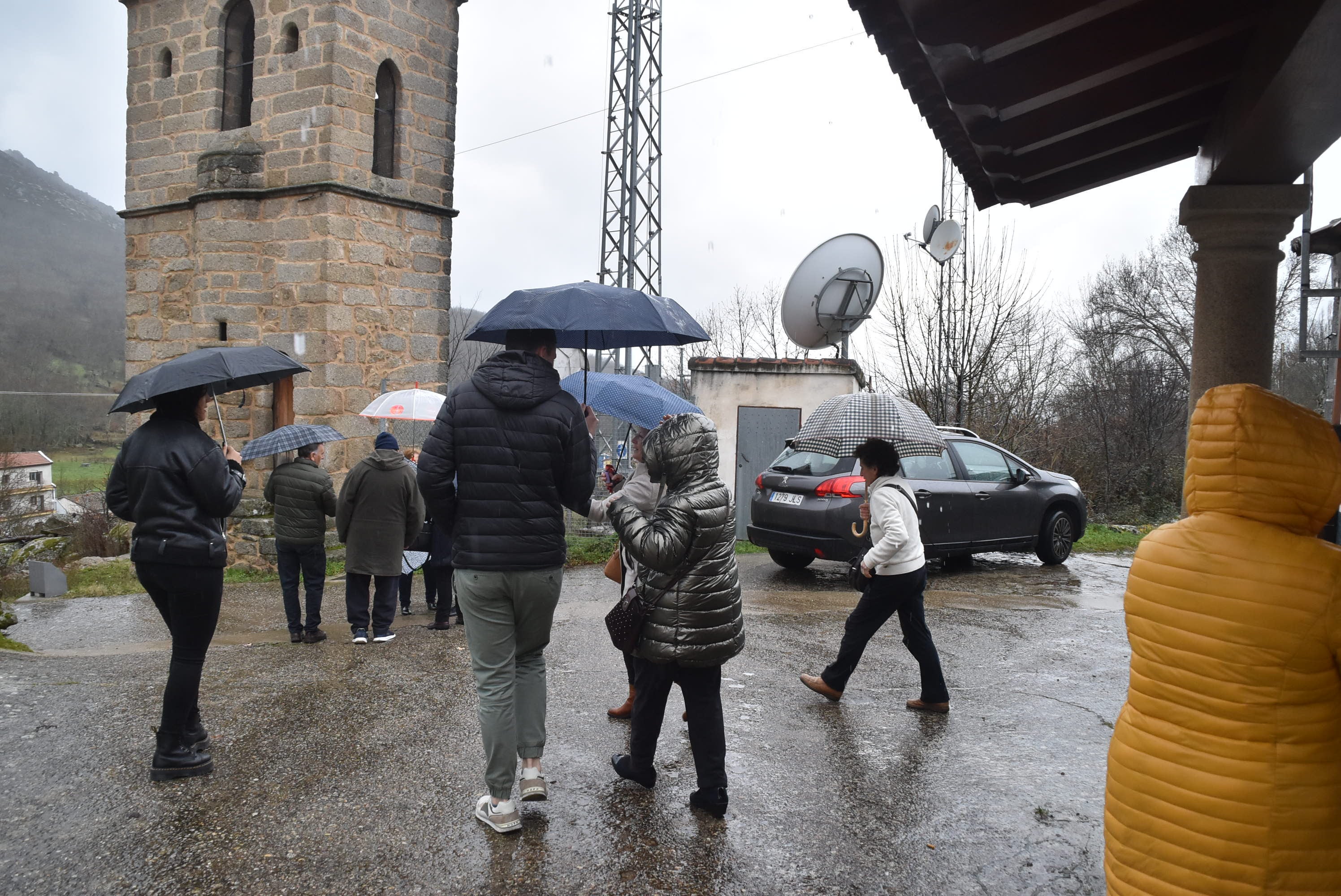 Celebración por San Antón en Fresnedoso, aplazada por la intensa lluvia