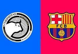 Unionistas y FC Barcelona se enfrentan en la Copa del Rey.