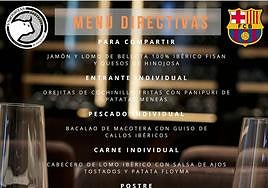 Con sabor a Salamanca: este es el menú que degustaron las directivas de Unionistas y Barcelona