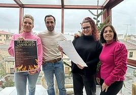 Los ediles María José García, Salvador Ruano, Lucía Guinaldo y María Soledad García en el Consistorio.