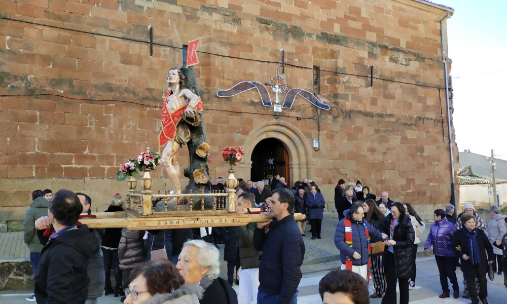 Villoruela honra a San Sebastián