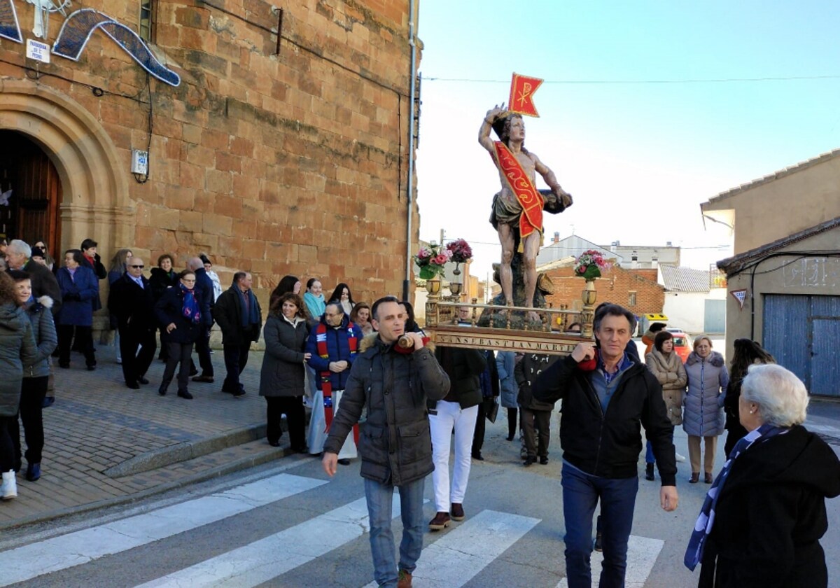 Villoruela honra a San Sebastián