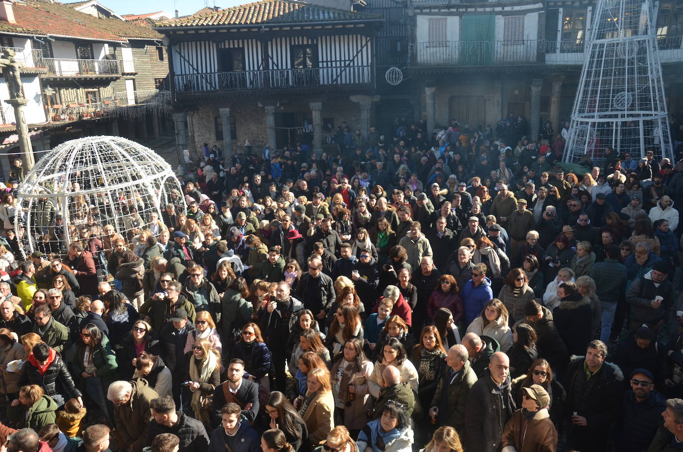 El marrano de San Antón se despide en La Alberca