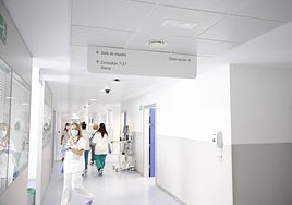 Pasillos del servicio de Urgencias.