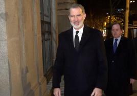 El Rey Felipe VI, presente en el funeral de César Alierta