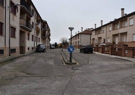 Calle Che Guevara, en Ciudad Rodrigo.