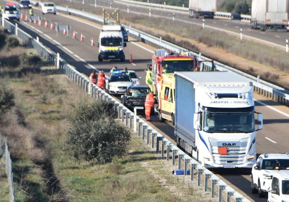 Una imagen del accidente.