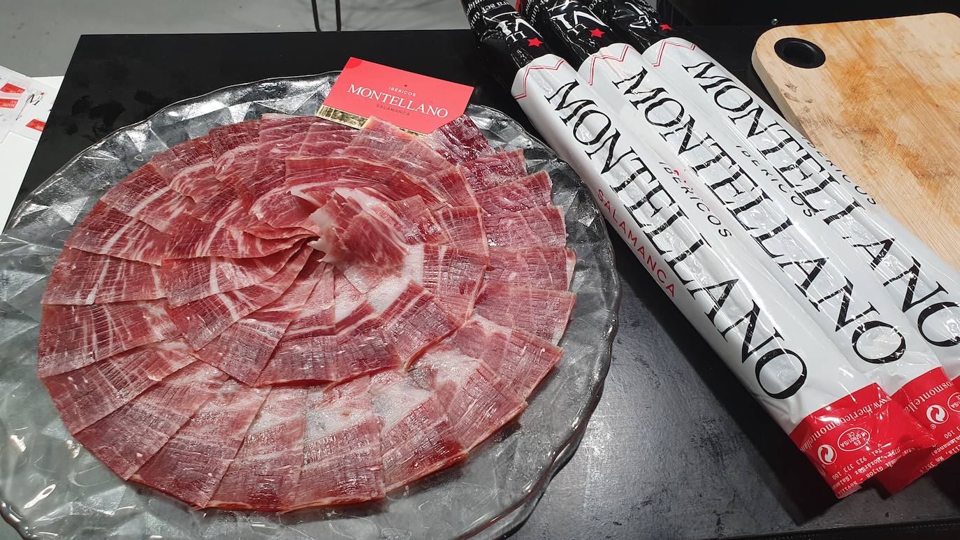 El jamón de Ibéricos Montellano gusta a los visitantes de Madrid Fusión