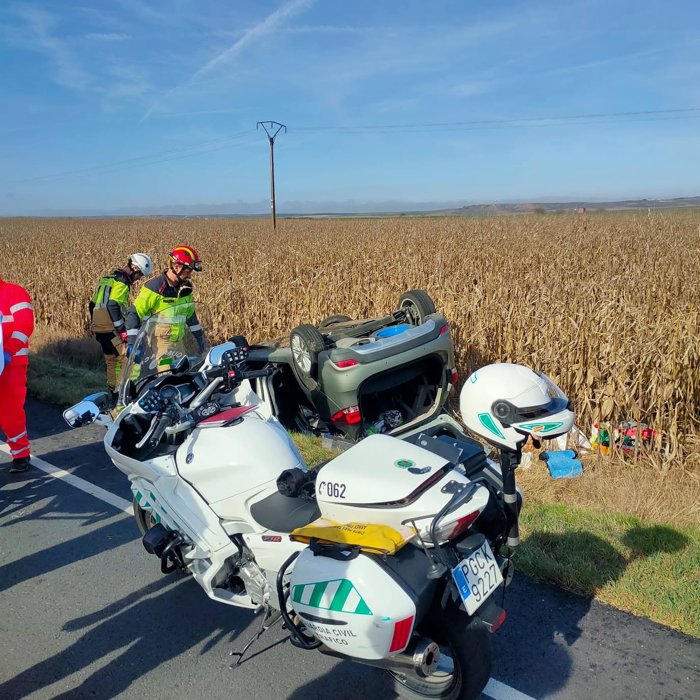 Así han quedado los vehículos del espectacular accidente en San Morales