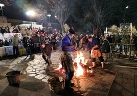 Imagen de la matanza nocturna celebrada el año pasado, uno de los momentos mágicos de las Jornadas .