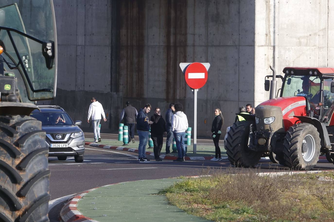 Las protestas de los agricultores y ganaderos por las calles de Salamanca, en imágenes