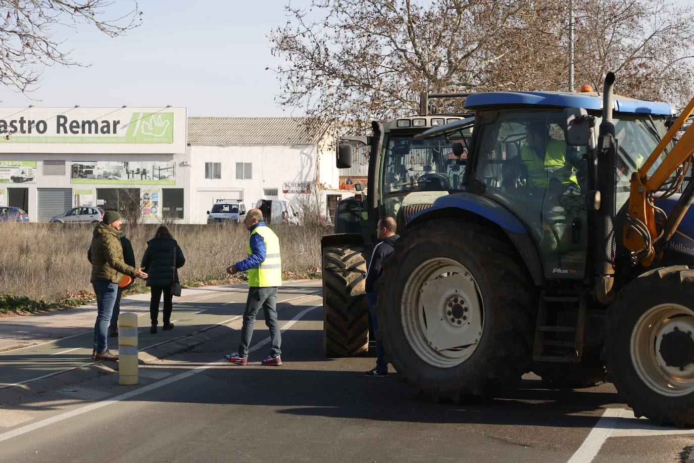 Las protestas de los agricultores y ganaderos por las calles de Salamanca, en imágenes