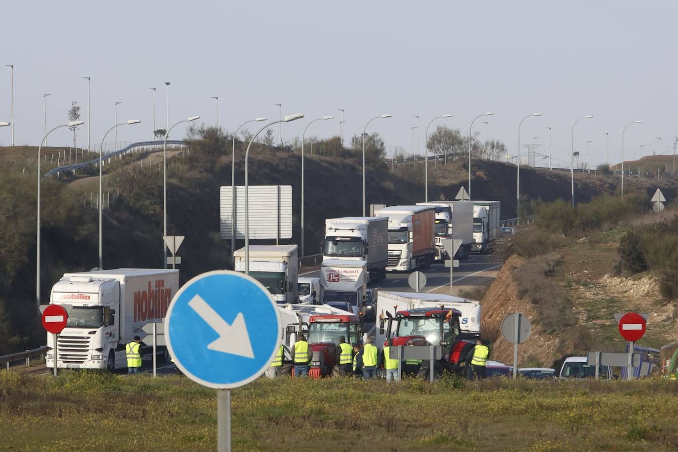 Las protestas de los agricultores y ganaderos por las calles de Salamanca, en imágenes