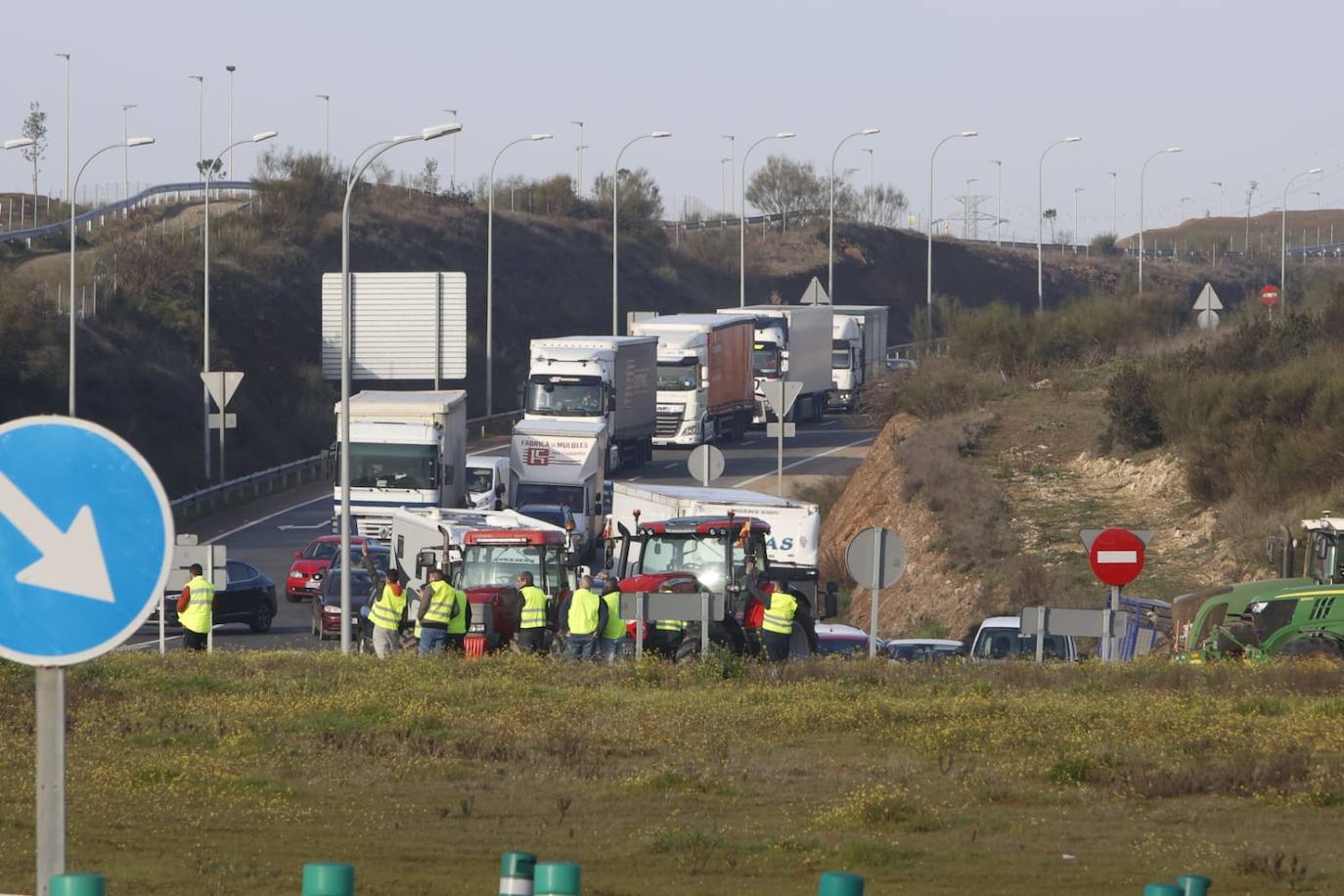 Las protestas de los agricultores y ganaderos por las calles de Salamanca, en imágenes