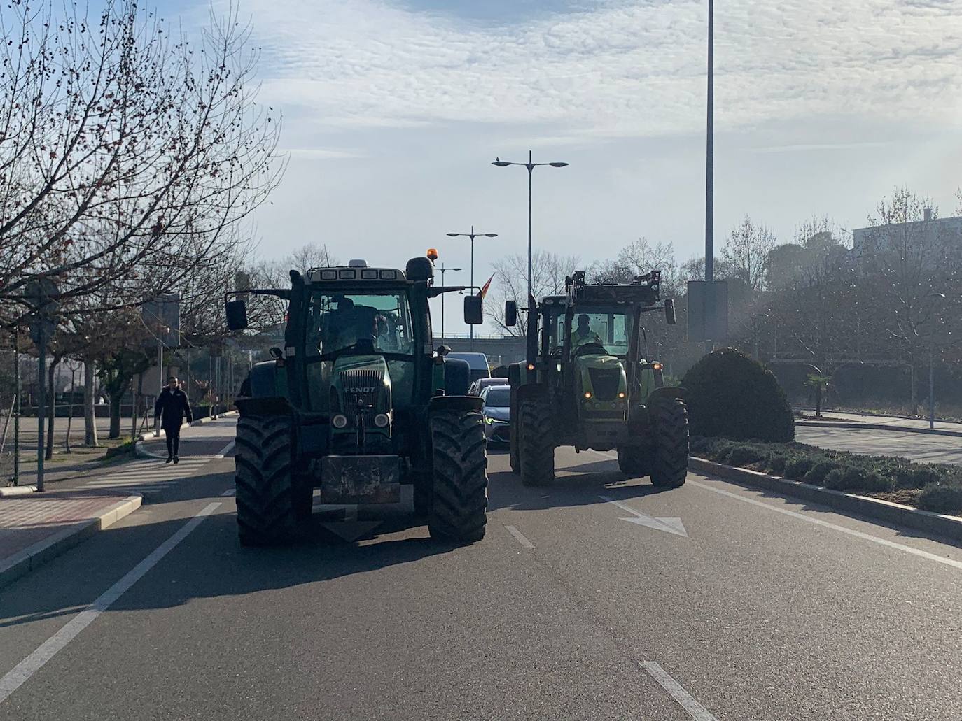 Las protestas de los agricultores y ganaderos por las calles de Salamanca, en imágenes