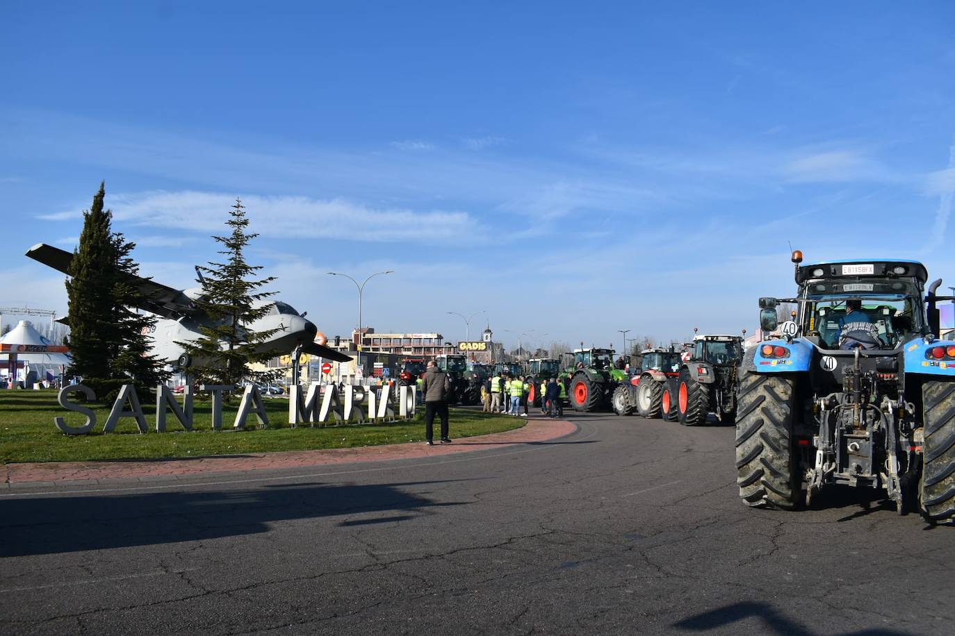 Las protestas de los agricultores y ganaderos por las calles de Salamanca, en imágenes