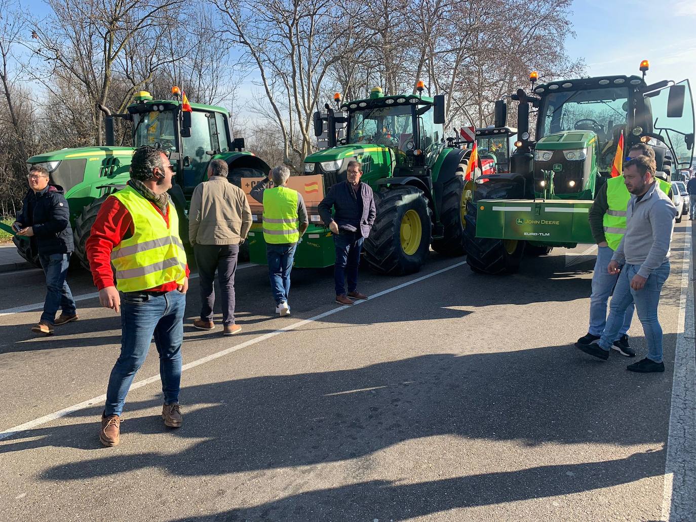 Las protestas de los agricultores y ganaderos por las calles de Salamanca, en imágenes