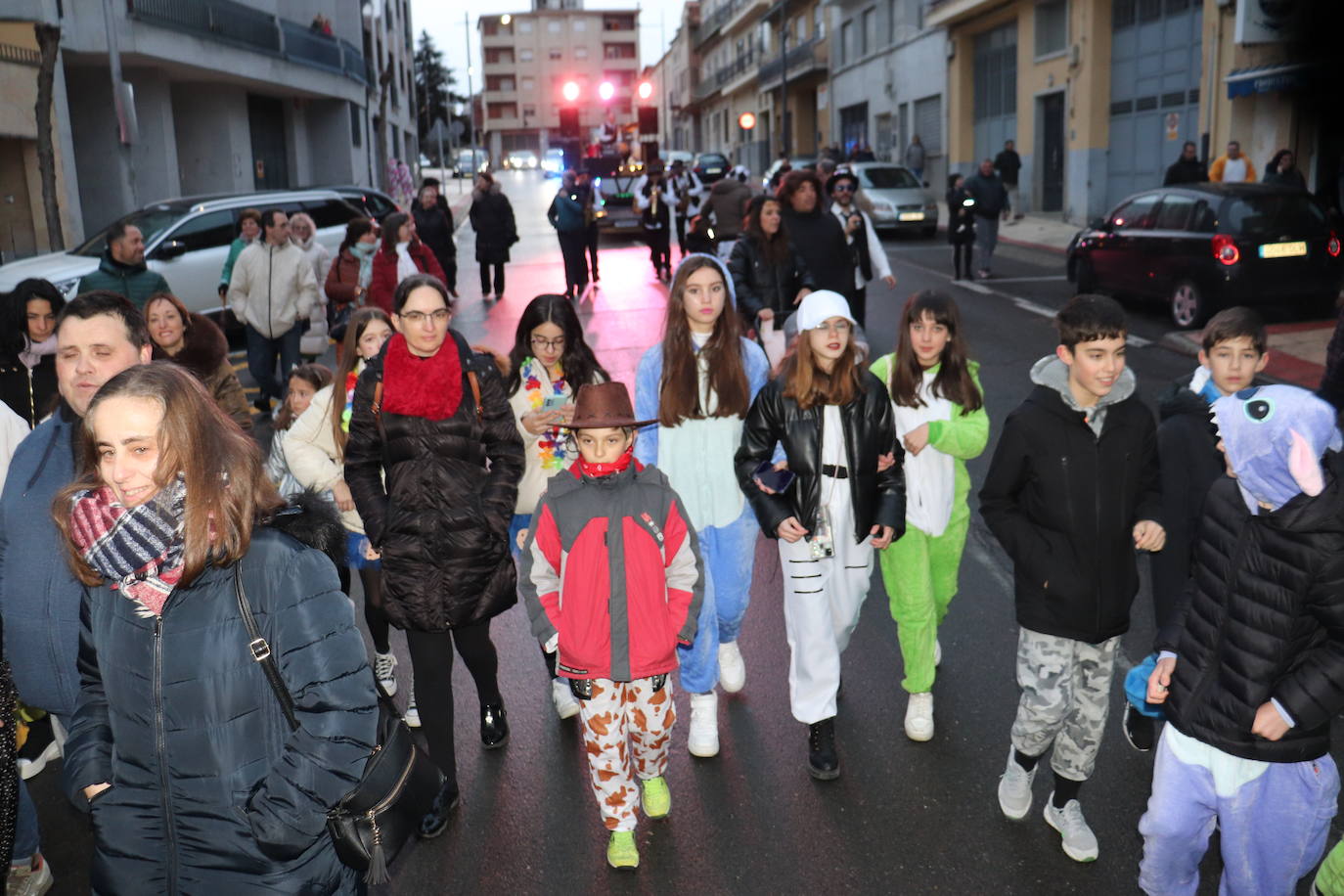 Las calles de Guijuelo se llenan de animación el Domingo de Carnaval