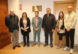 El equipo de Gobierno de San Cristóbal, junto al diputado José Roque.