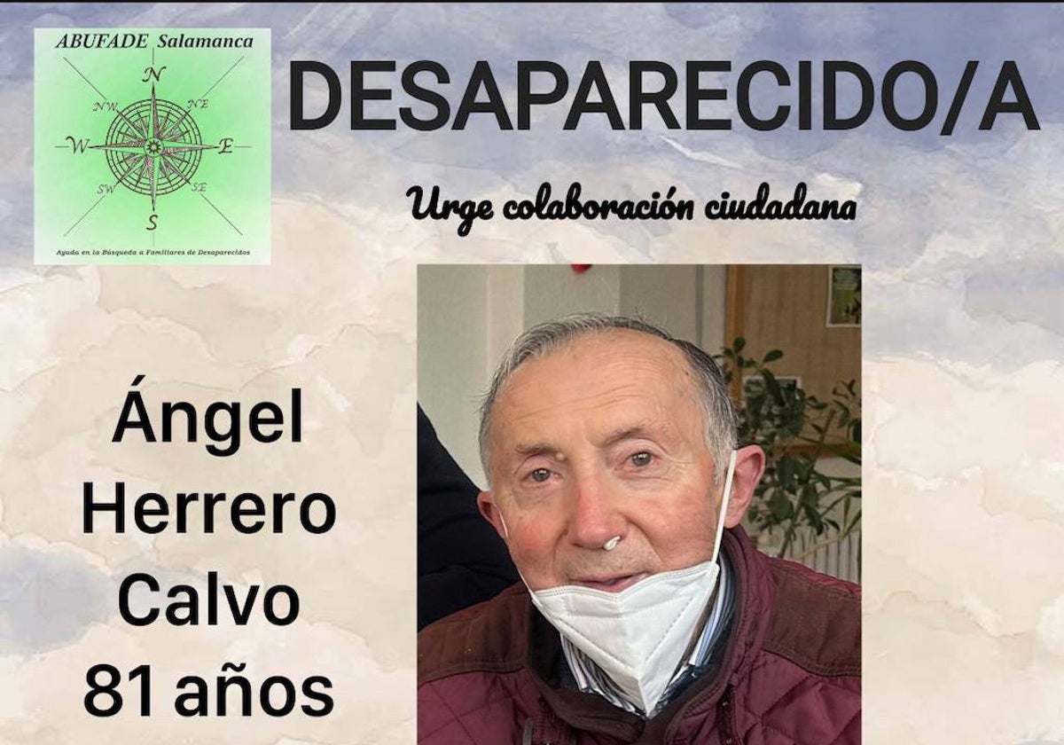 Nuevo cartel difundido por la asociación de desaparecidos.