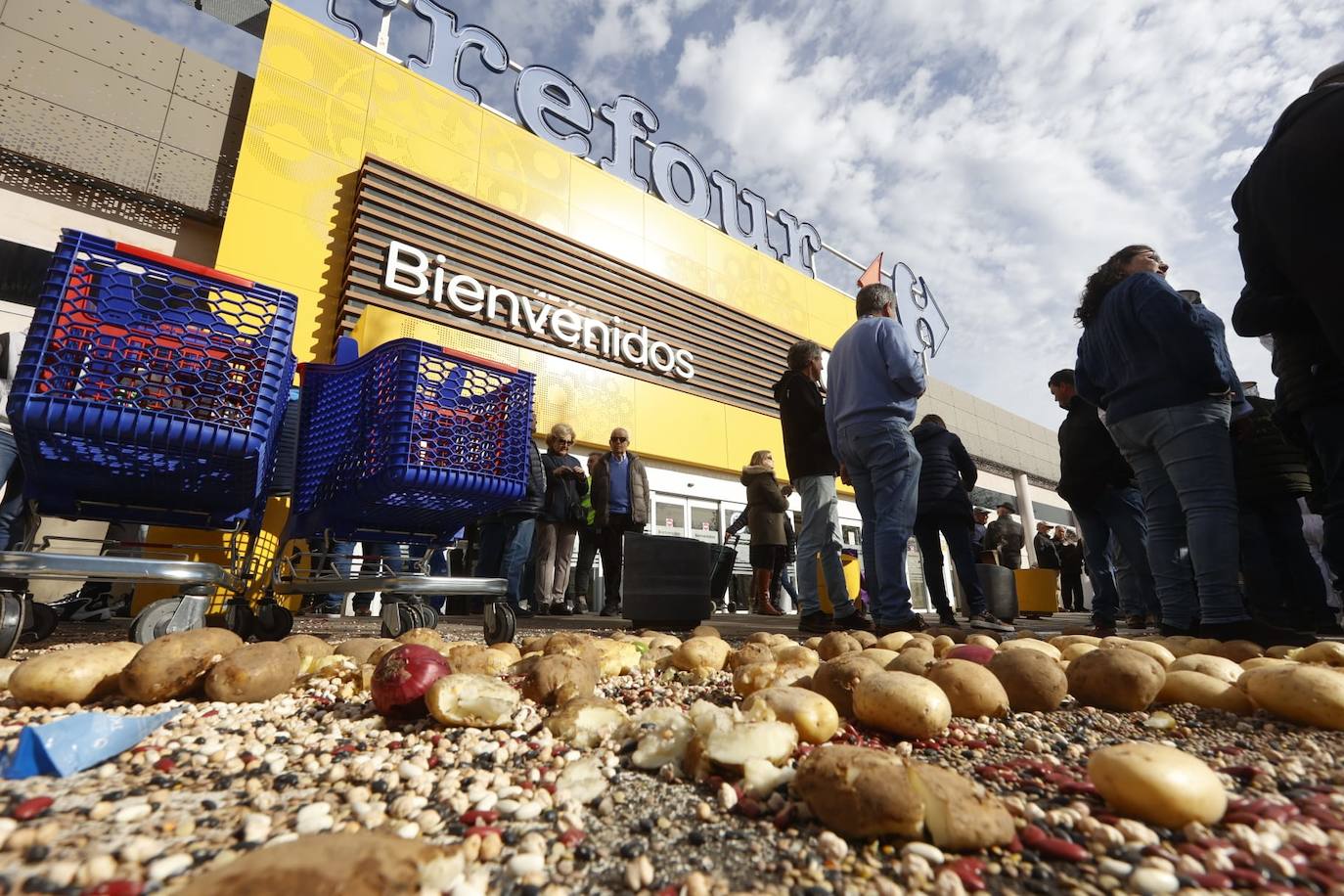 La tractorada de este miércoles en Salamanca en imágenes