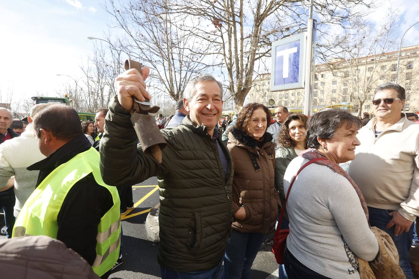 La tractorada de este miércoles en Salamanca en imágenes