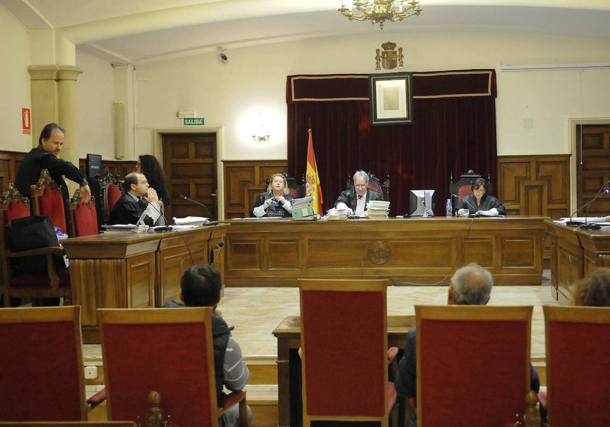 Un momento del juicio celebrado en la Audiencia Provincial.