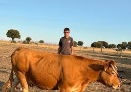 Alberto, el hijo, en Villaseco de los Gamitos.