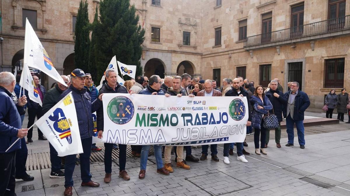 Policías y guardias civiles dicen basta en Salamanca: «Estamos cansados de ser maltratados por Marlaska»