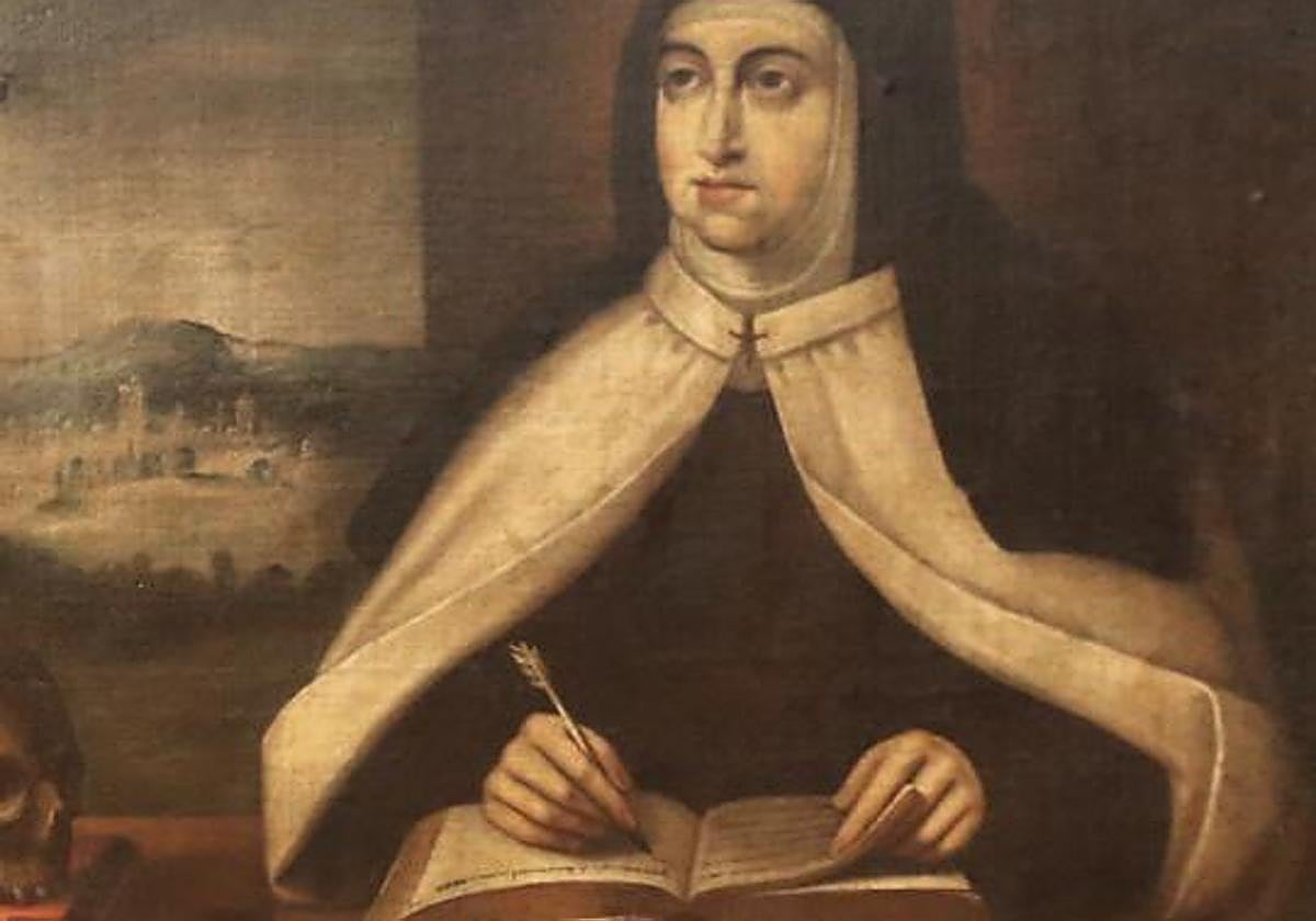 Retrato de Santa Teresa de Jesús del siglo XVII.