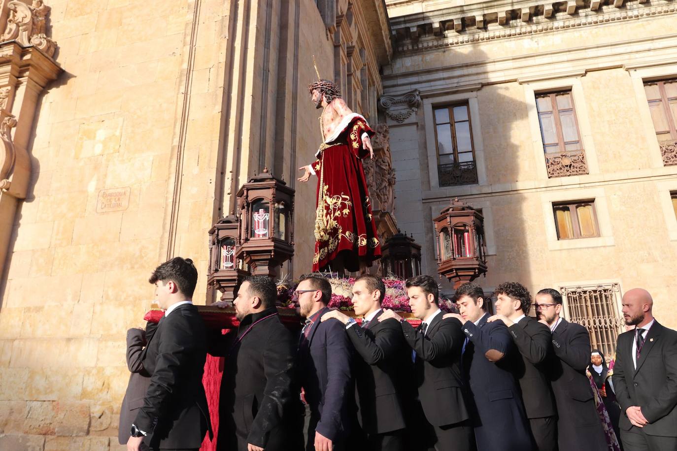 La solemnidad de Jesús Despojado recorre las calles salmantinas