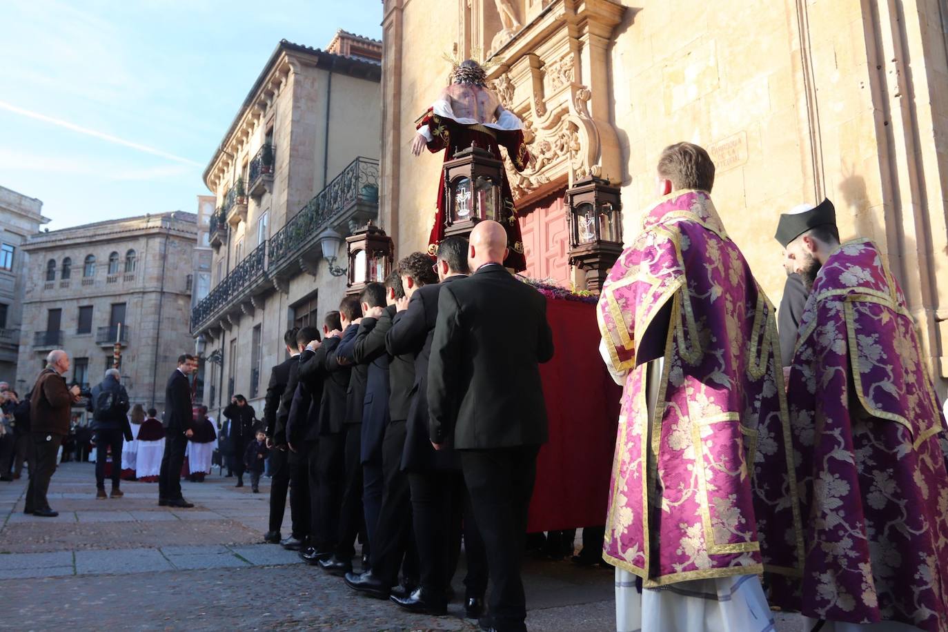 La solemnidad de Jesús Despojado recorre las calles salmantinas