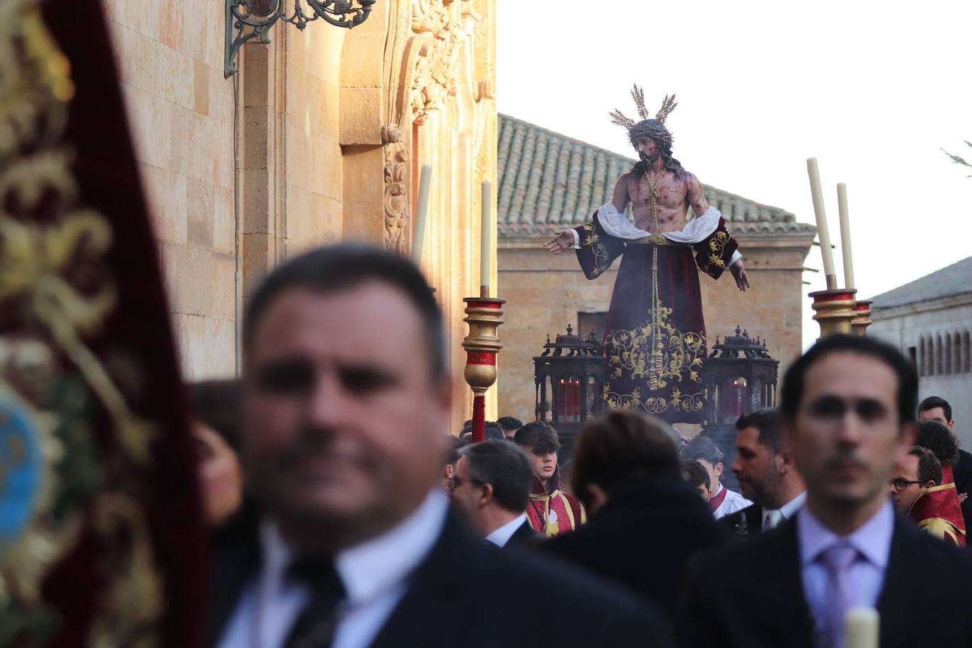 La solemnidad de Jesús Despojado recorre las calles salmantinas