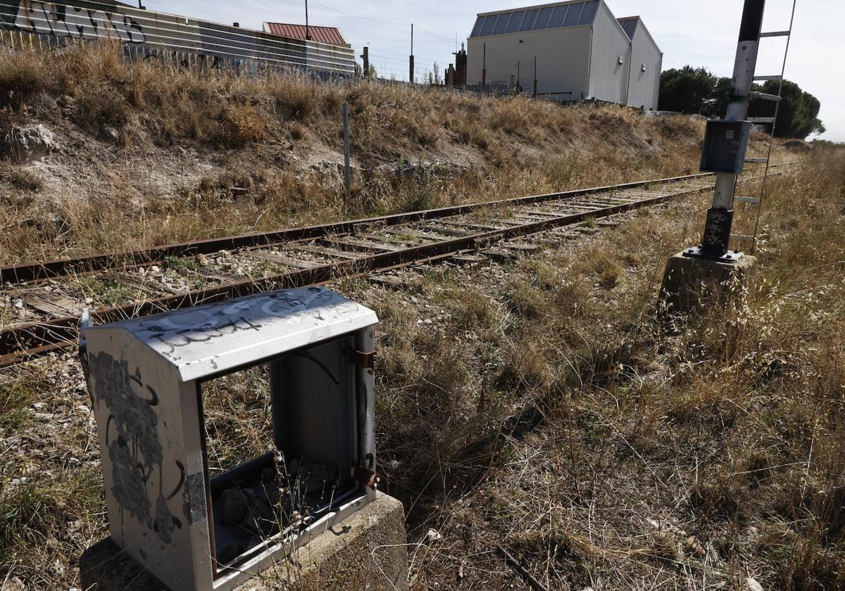 Así están las vías del tren de la Ruta de la Plata a su paso por Salamanca.