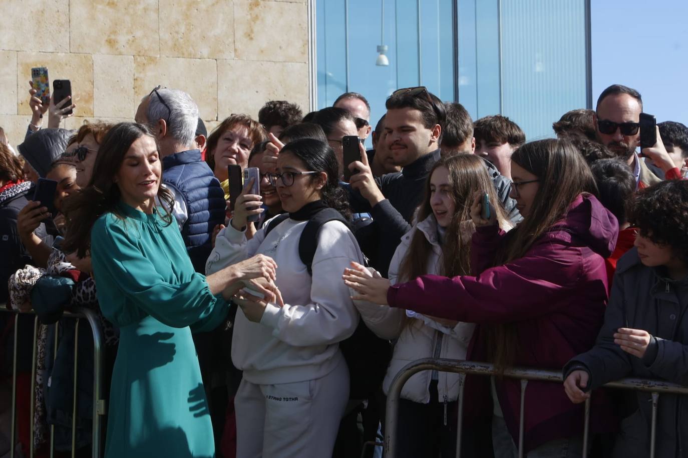 En imágenes: la Reina Letizia visita Salamanca