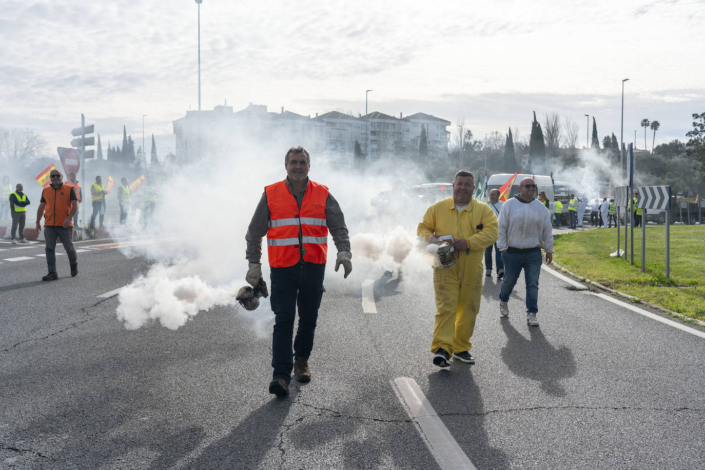Las protestas del campo en Madrid, en imágenes
