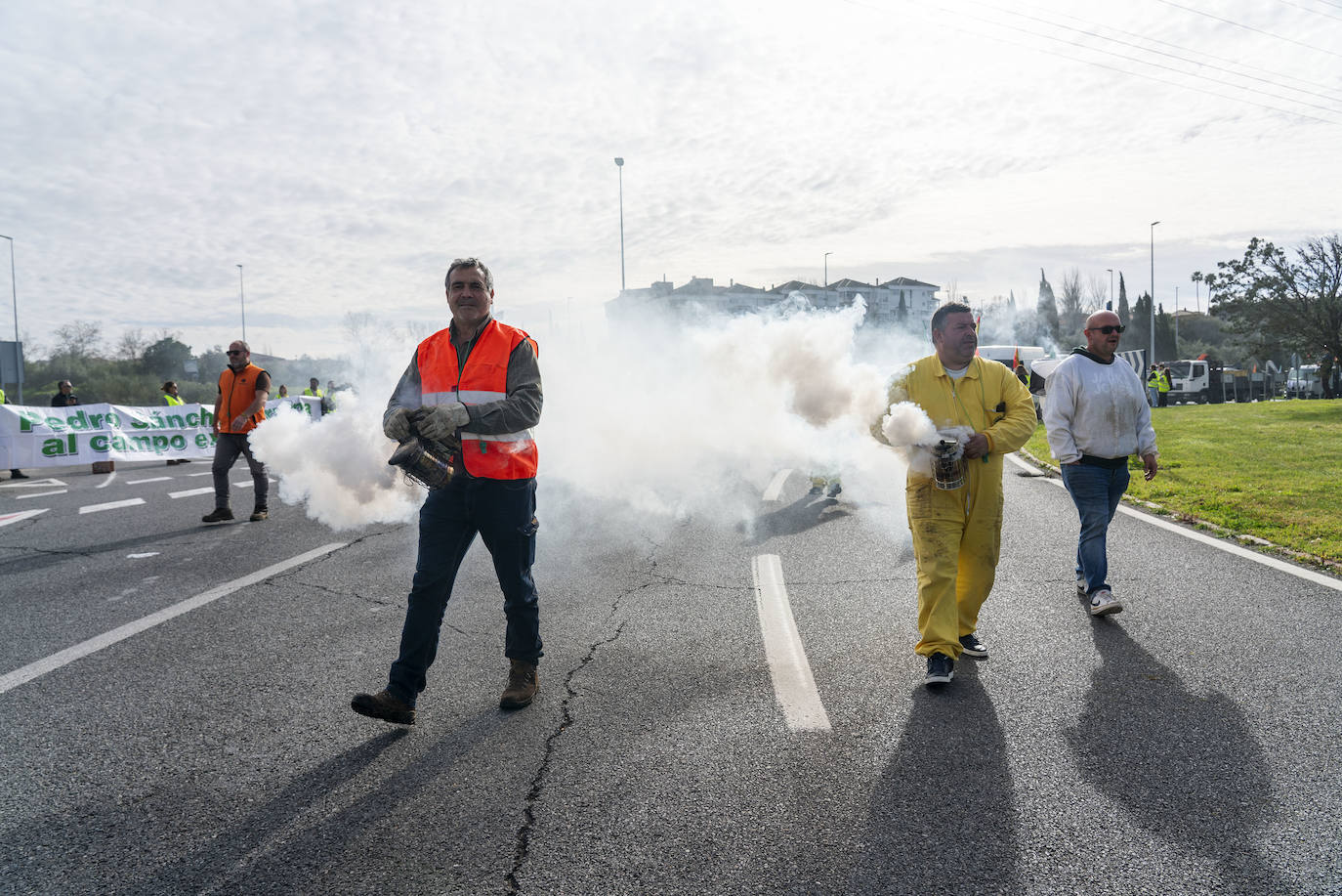 Las protestas del campo en Madrid, en imágenes