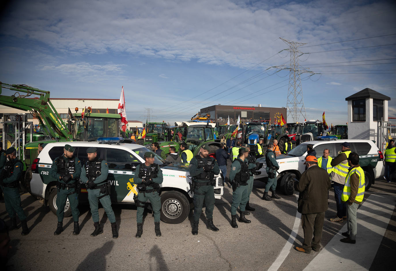 Las protestas del campo en Madrid, en imágenes