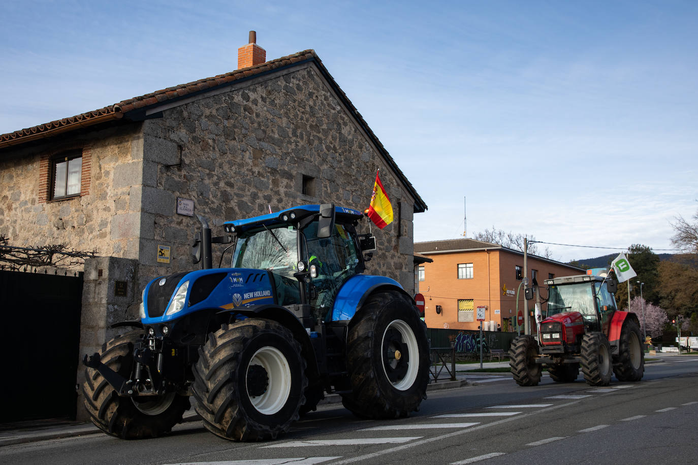 Las protestas del campo en Madrid, en imágenes
